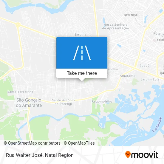 Rua Walter José map