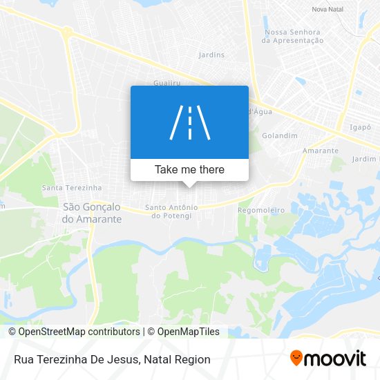 Rua Terezinha De Jesus map