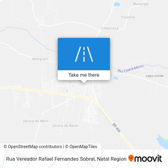 Rua Vereador Rafael Fernandes Sobral map
