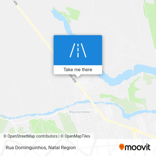 Rua Dominguinhos map