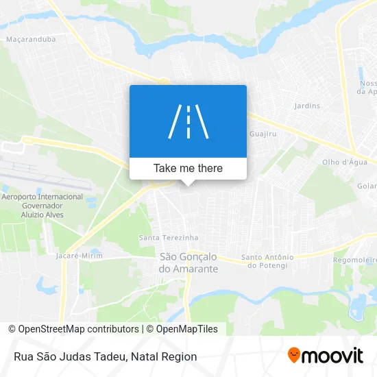 Rua São Judas Tadeu map