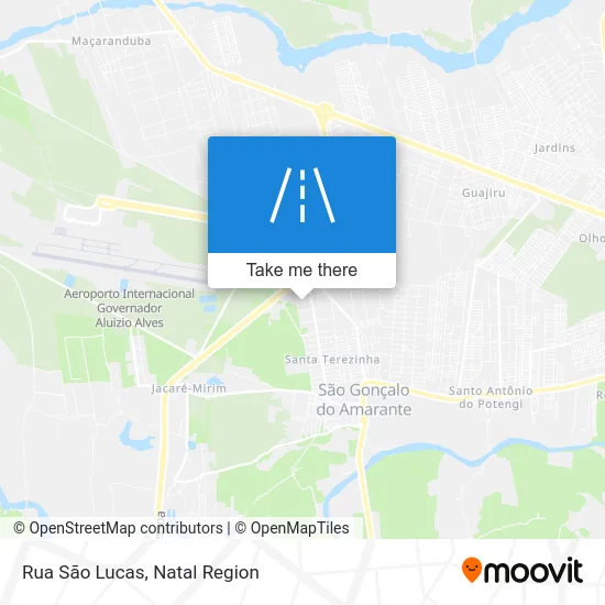 Rua São Lucas map