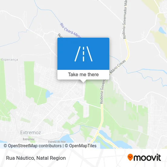 Rua Náutico map