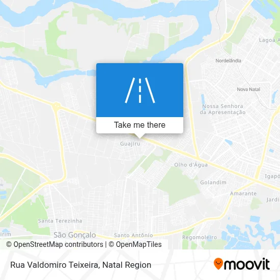 Rua Valdomiro Teixeira map