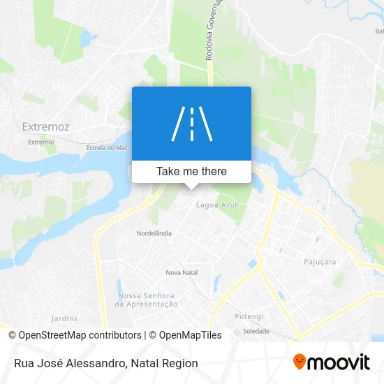 Rua José Alessandro map