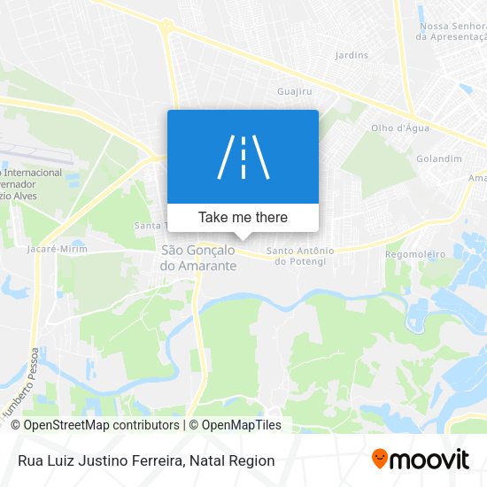 Rua Luiz Justino Ferreira map