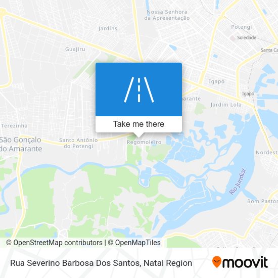 Rua Severino Barbosa Dos Santos map