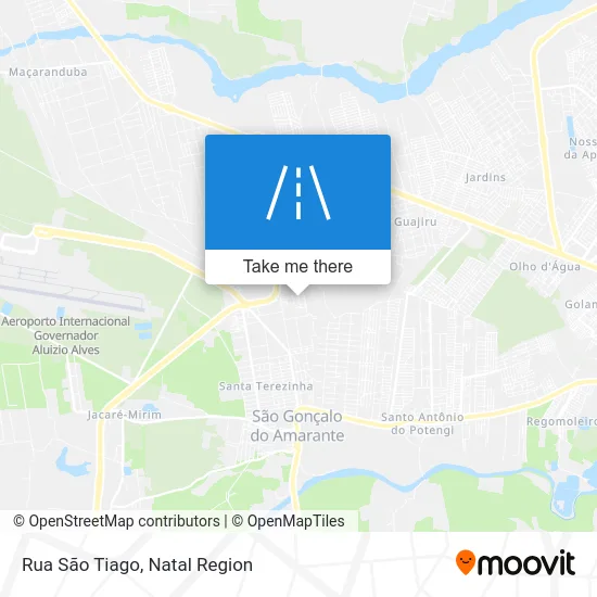Rua São Tiago map