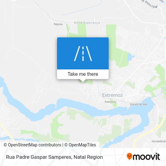 Rua Padre Gaspar Samperes map