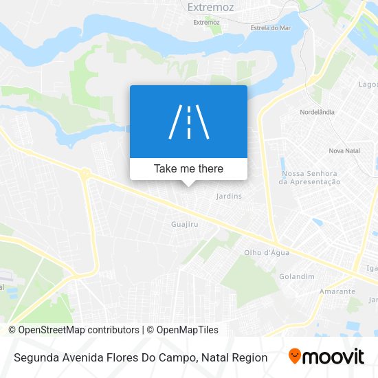 Segunda Avenida Flores Do Campo map
