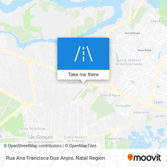 Rua Ana Francisca Dos Anjos map