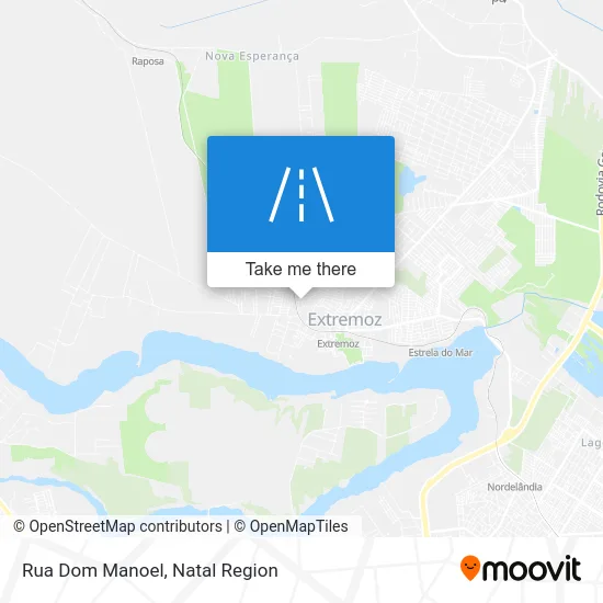 Rua Dom Manoel map