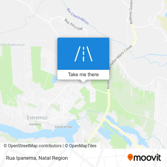 Rua Ipanema map