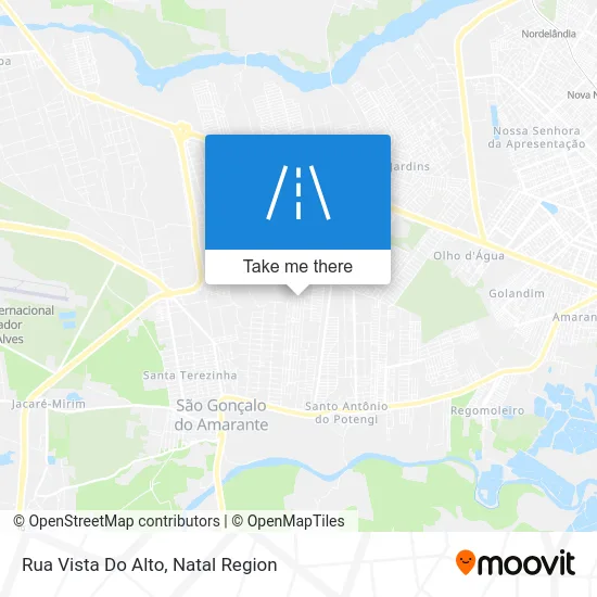Rua Vista Do Alto map