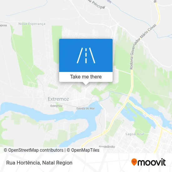 Rua Hortência map
