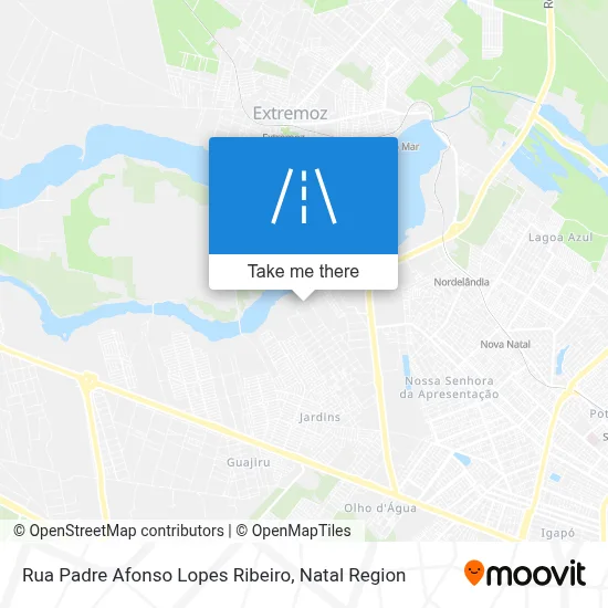 Rua Padre Afonso Lopes Ribeiro map