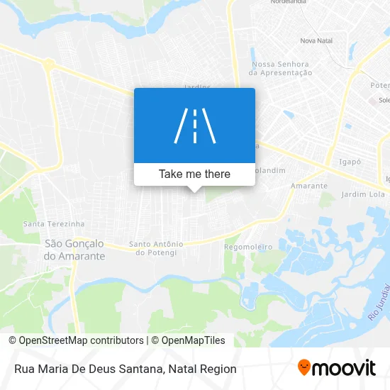 Rua Maria De Deus Santana map
