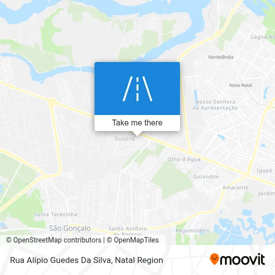 Rua Alípio Guedes Da Silva map