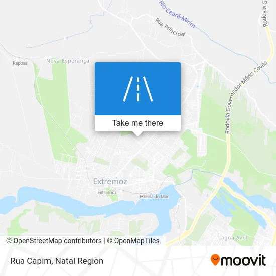 Rua Capim map
