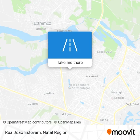 Rua João Estevam map