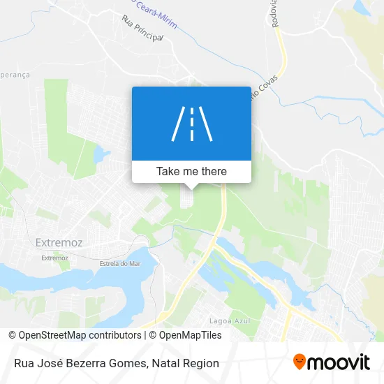 Rua José Bezerra Gomes map