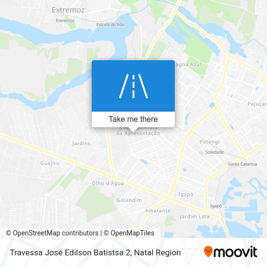 Travessa José Edilson Batistsa 2 map