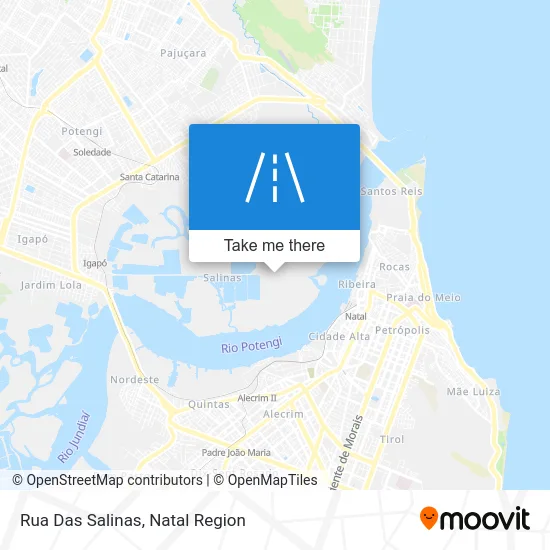 Rua Das Salinas map