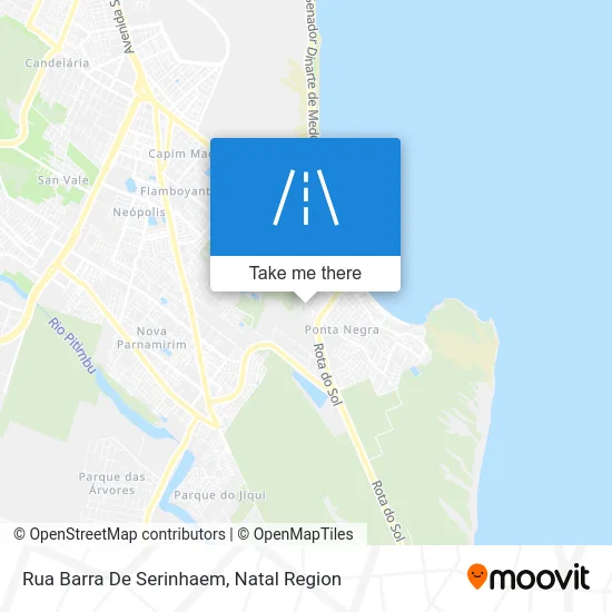 Rua Barra De Serinhaem map