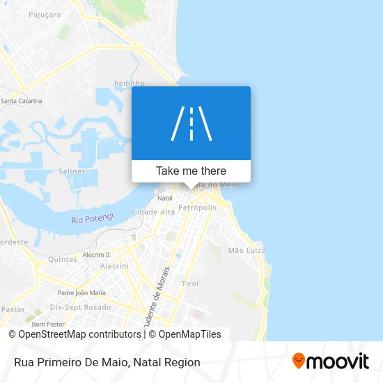 Rua Primeiro De Maio map