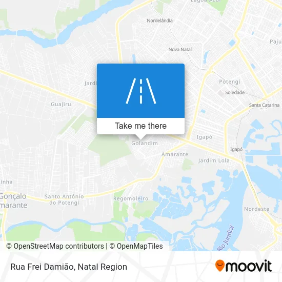 Rua Frei Damião map