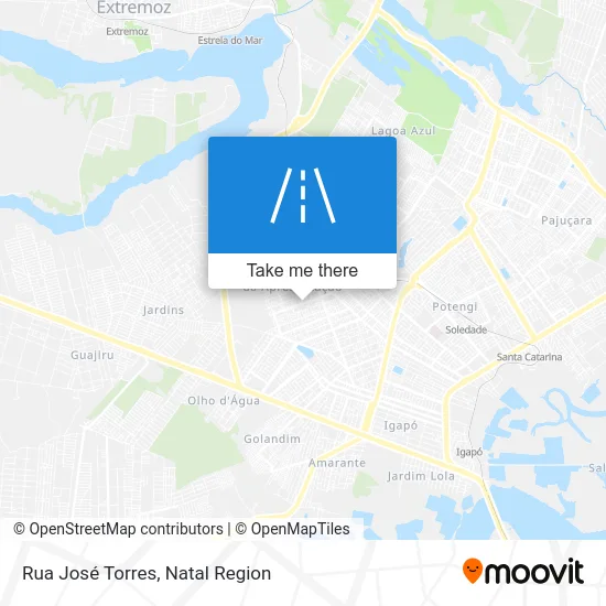 Rua José Torres map