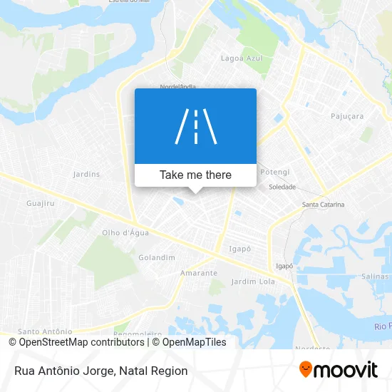 Rua Antônio Jorge map
