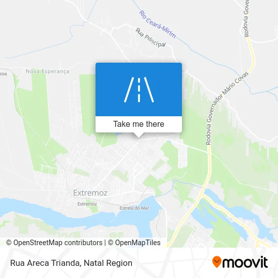 Rua Areca Trianda map