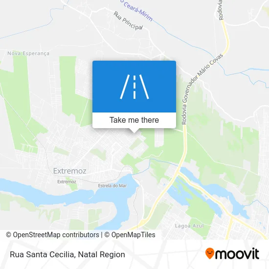 Rua Santa Cecilia map