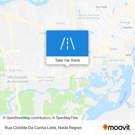 Rua Clotilde Da Cunha Leite map