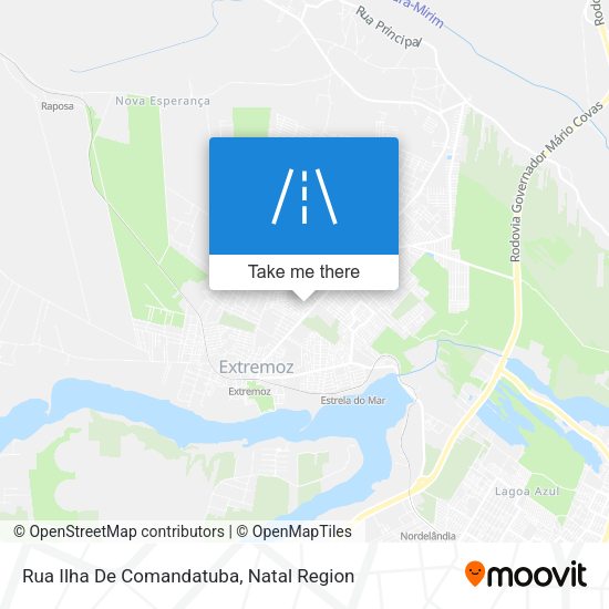 Rua Ilha De Comandatuba map