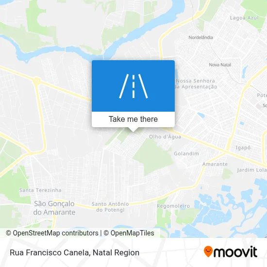 Rua Francisco Canela map