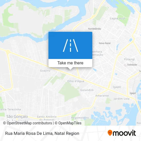 Rua Maria Rosa De Lima map