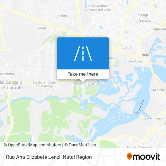 Rua Ana Elizabete Lenzi map