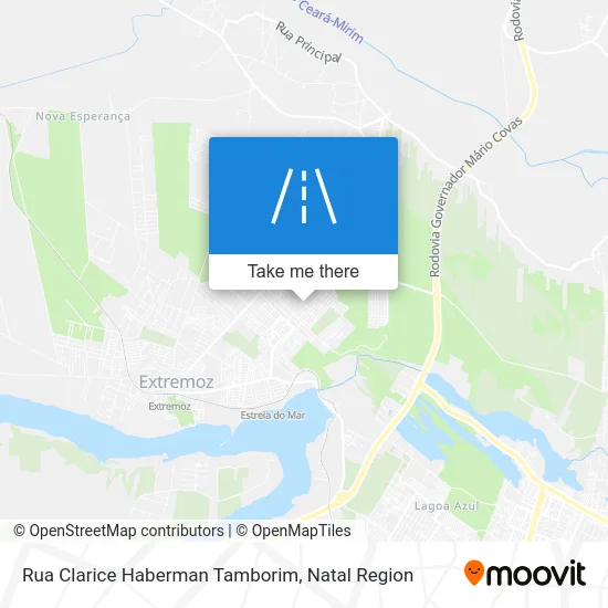 Rua Clarice Haberman Tamborim map