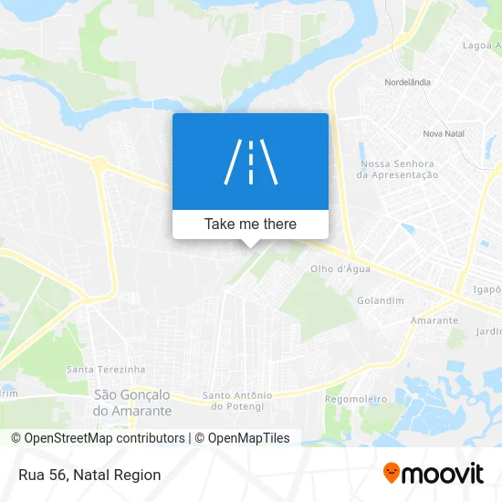 Rua 56 map