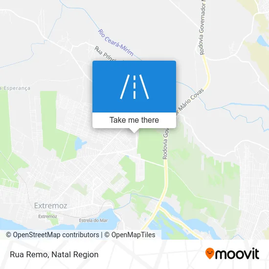 Rua Remo map