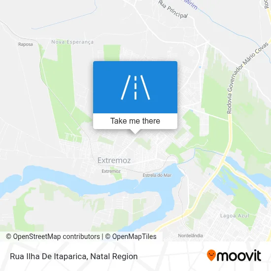 Rua Ilha De Itaparica map