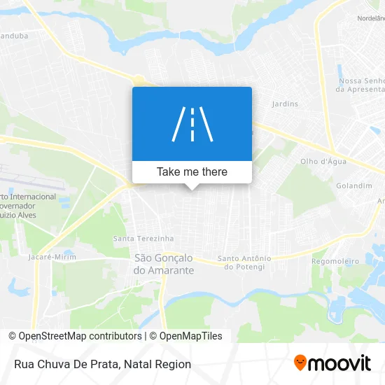 Rua Chuva De Prata map