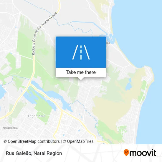 Rua Galeão map