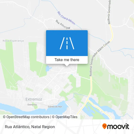 Rua Atlântico map