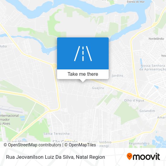 Rua Jeovanílson Luiz Da Silva map