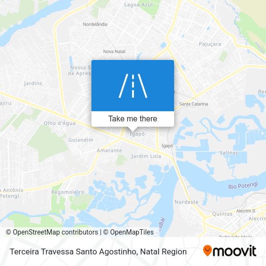 Terceira Travessa Santo Agostinho map