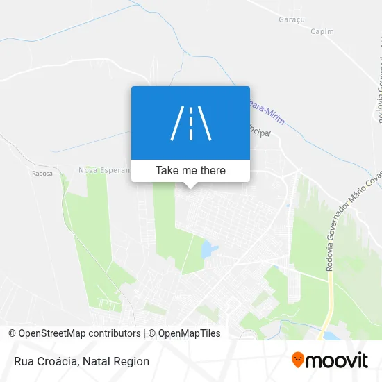 Rua Croácia map