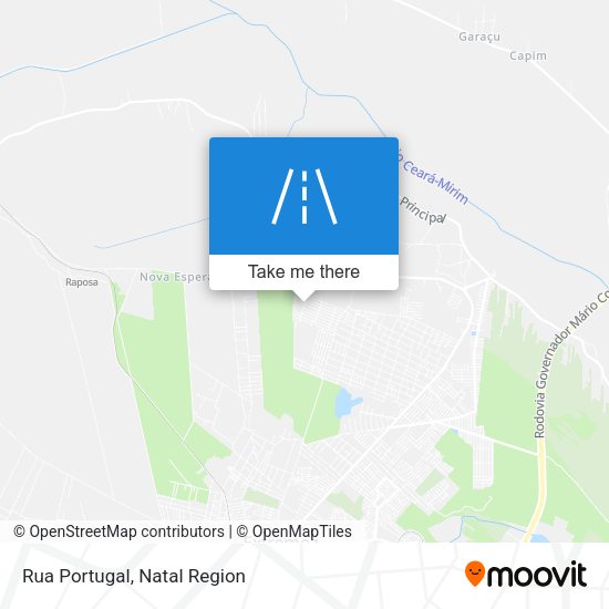 Rua Portugal map